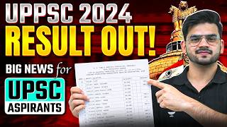 UPPCS 2024 Final Result Out 🚨 Big Update for UPSC Aspirants | Shocking Cut Off | Shubham Sisodiya