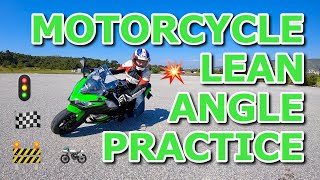 Motorcycle Lean Angle and Cornering Practice