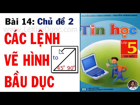 Video ???? Tin Học Lớp 5 - Tập 1 ???? Bài 14: Các lệnh vẽ đường... - youtube