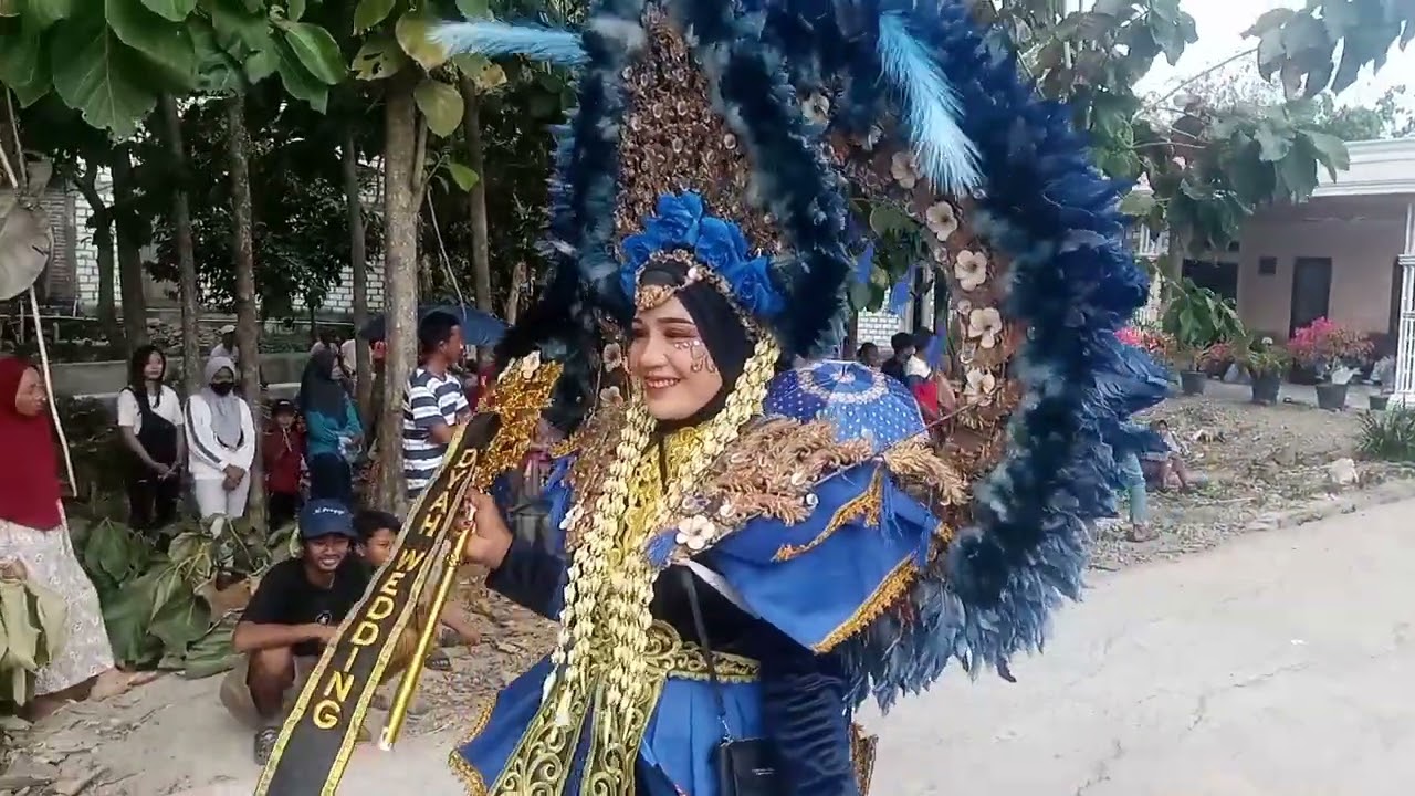 Semarak pawai karnaval se desa Durikedungjero Ngimbang Lamongan 