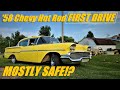 Driving my Uncle's 1958 Chevy Biscayne Tri-Power for the FIRST TIME! pt. 3