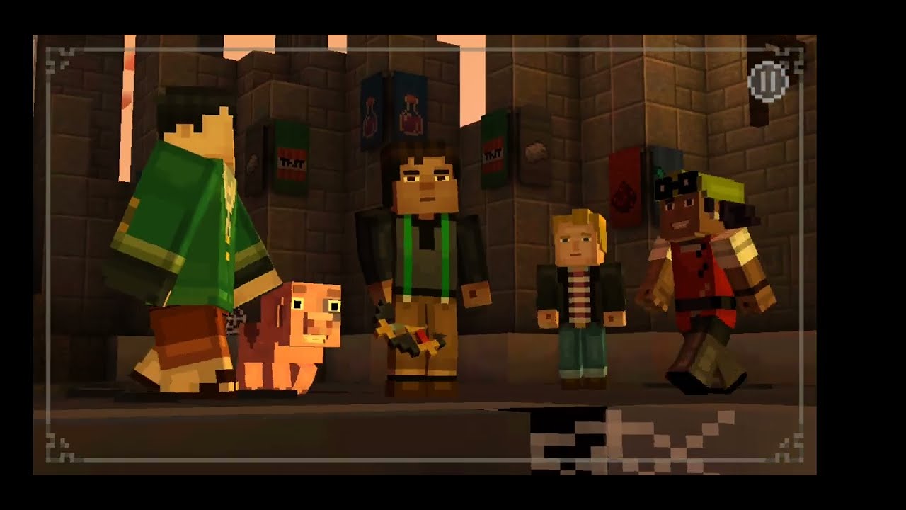 Minecraft story mode episode 1 Part 8 Final - YouTube