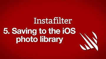 Saving to the iOS photo library – Instafilter, part 5