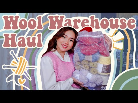 Wool Warehouse Haul | Drops Design Yarn & More ?✨