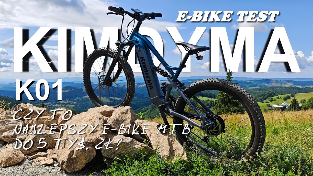 Ebike FULL KIMDYMA K01 test zasięgu! rower elektryczny, wiele emocji! 