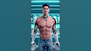 JInu the Juice Robot🍊 #futuristic #ai #technology #asianhunk #shorts #foryou #fyp #kpopdemonhunters