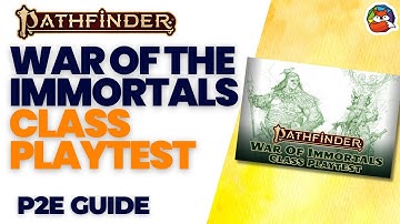 War of the Immortals Class Playtest Document: The Animist and The Exemplar for Pathfinder 2E!