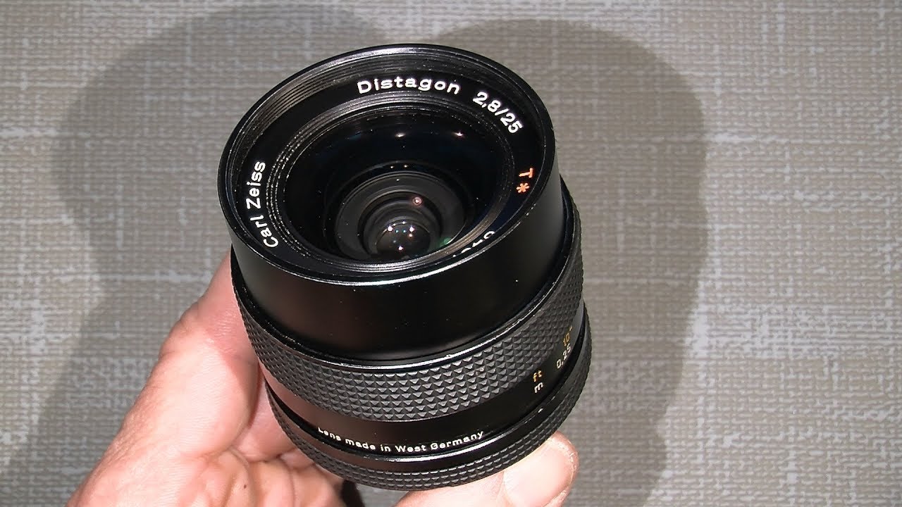 Sticky aperture blades in Carl Zeiss Distagon 2.8 / 25 T* for