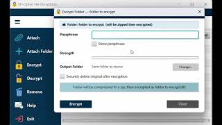 KF-Cipher Desktop App v2.0.0A free, portable desktop application for file encryption