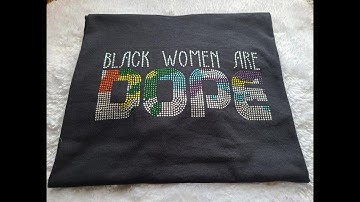 How to Layer Multi color Rhinestones-Silhouette Business Edition