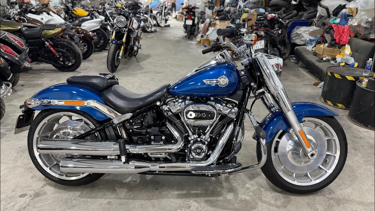 [ĐÃ BÁN] Harley Davidson FatBoy 114 ABS 2023 biển Sài Gòn đi 3.200mls sang tên toàn quốc. 0793643445