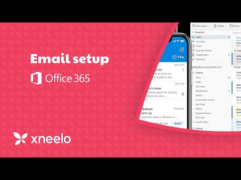 How do I set up email using Microsoft Outlook?