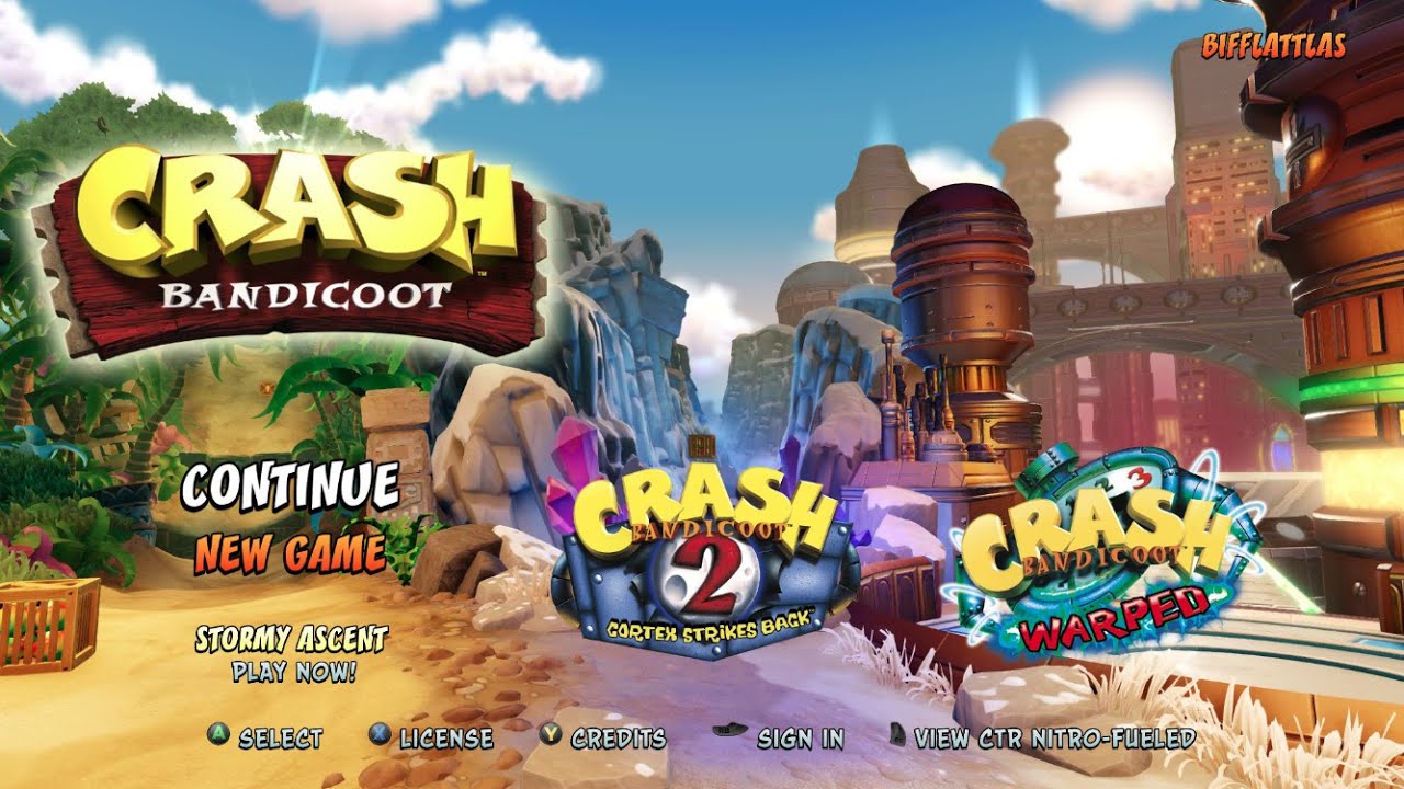 Crash Bandicoot N. Sane Trilogy - Xbox One - 105% - Longplay