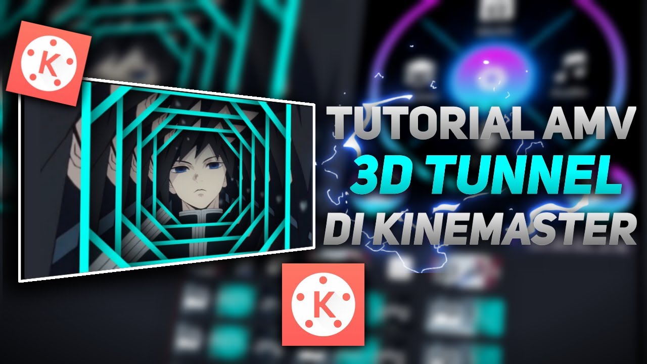 Tutorial 3D Tunnel Di Kinemaster !! Cara Buat Terowongan /
