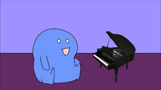 blackheart on piano