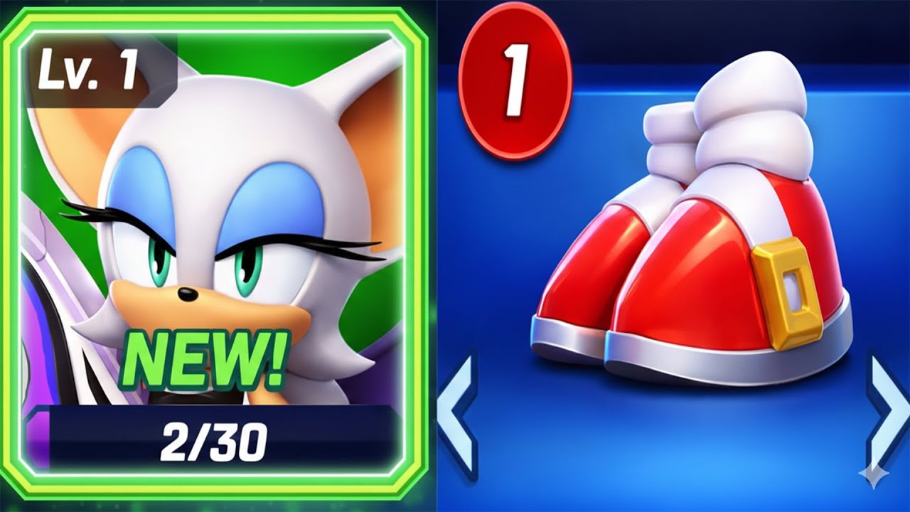 Sonic Forces Speed ​​Battle - RIDERS ROUGE: разблокирован новый персонаж - разблокированы все бег...