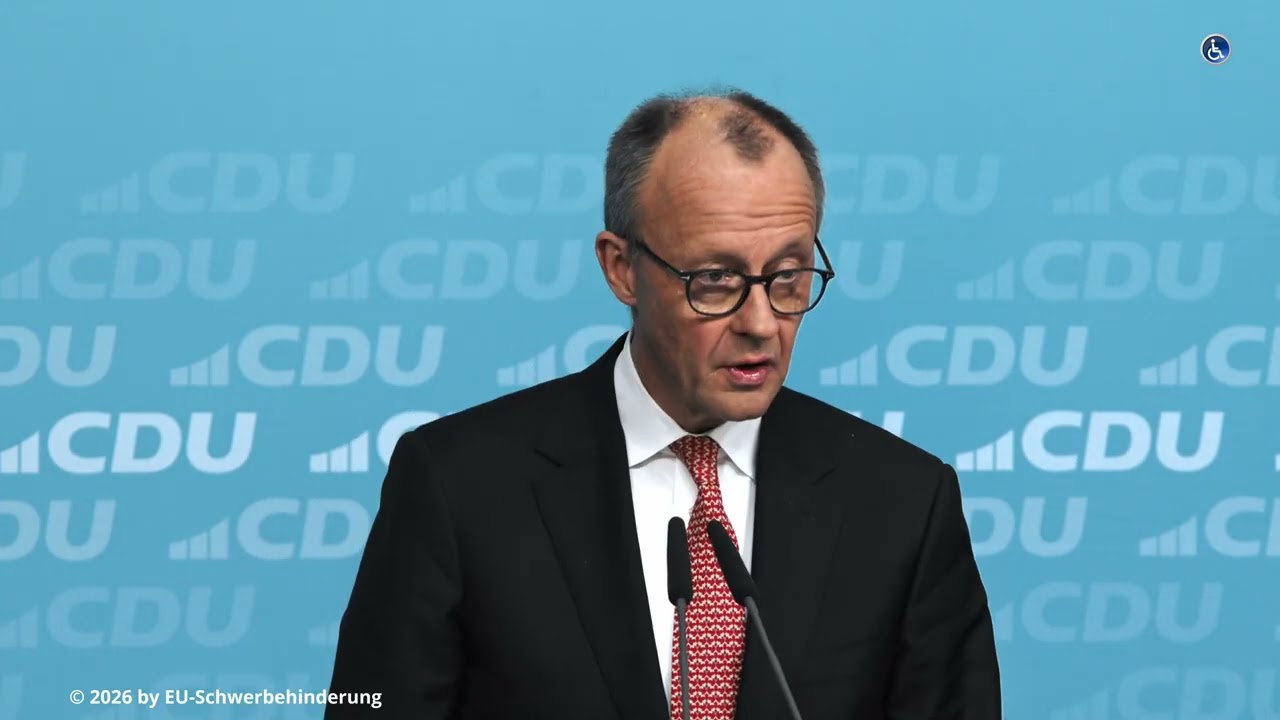 Pressekonferenz mit Bundekanzler Friedrich Merz