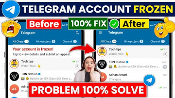 Your account is frozen telegram | Telegram account frozen problem | Telegram frozen problem
