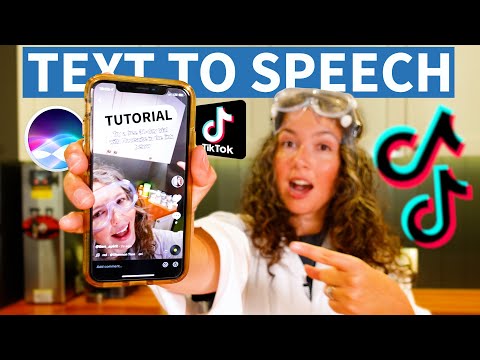 How to use Siri voice on TikTok aka Text To Speech | TUTORIAL