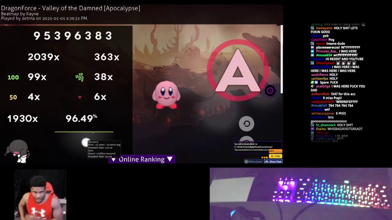 Valley of the Damned +DT 96.49% 6miss (10.03★ 794pp)