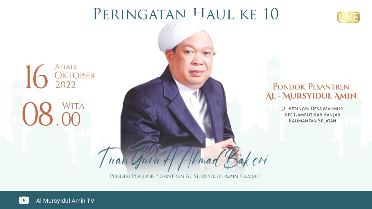 Peringatan Haul Ke 10 TGH. Ahmad Bakeri