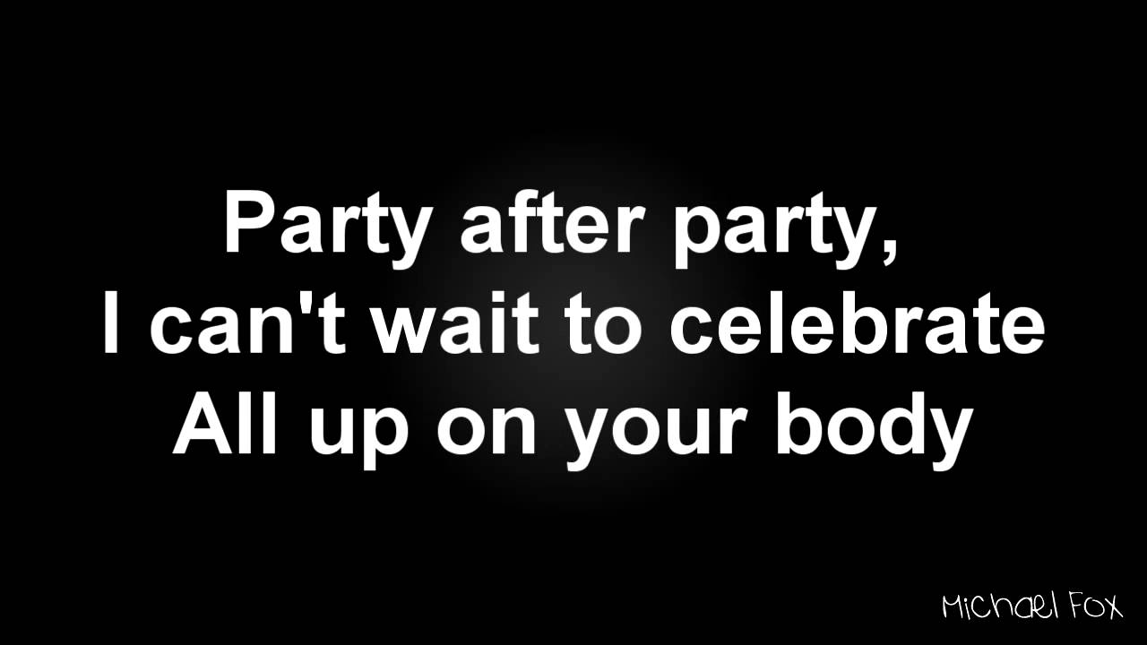 Tank - Celebration (Feat. Drake) [Lyrics on Screen] M'Fox