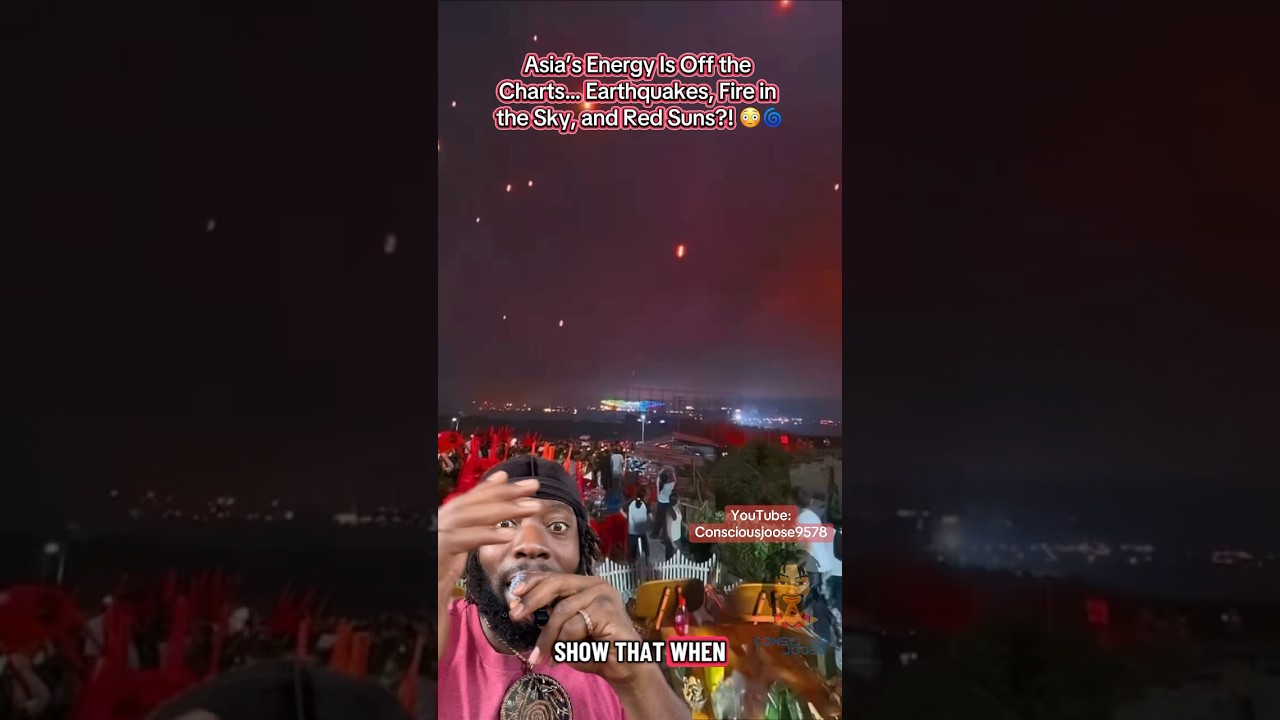 В Азии происходит нечто масштабное — землетрясения, огненный дождь и аномалии в небе! 🔥