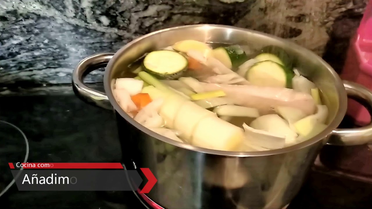 Crema de Verduras con Merluza y Arroz