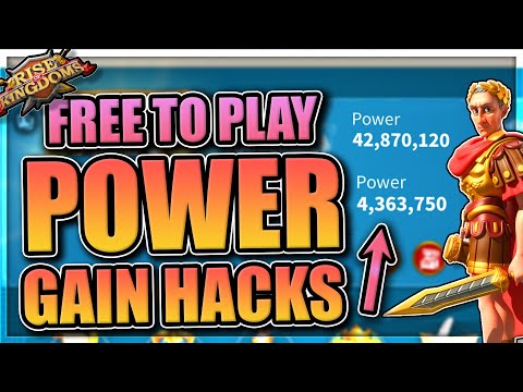 9 Tips To Gain Power Free To Play (F2P) In Rise Of Kingdoms