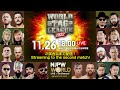 11/26(土)『WORLD TAG LEAGUE 2022』藤沢市秋葉台文化体育館大会【2試合のみ配信】| #njwtl 11/26/22 [Only 2 matches]