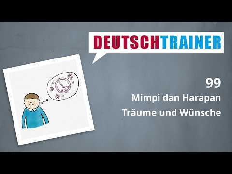 Bahasa Jerman untuk pemula (A1/A2) | Deutschtrainer: Mimpi dan Harapan