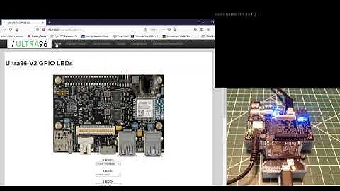 Ultra96-V2 OOB Webserver Demo