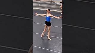 EXTREME security camera footage!! 😱🌪️ #pointe #pirouette #dance #ballet #ballerina #shorts