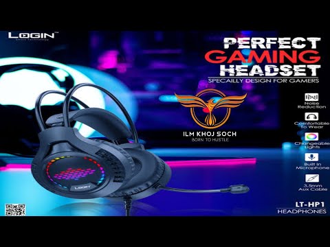 Perfect Gaming Headset | Specially Designed for Gamers | Login LT-HP1 | Review & Unboxing