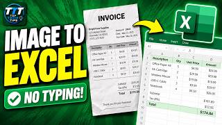 Information How to Convert an Image to Excel (Table or Receipt) Update