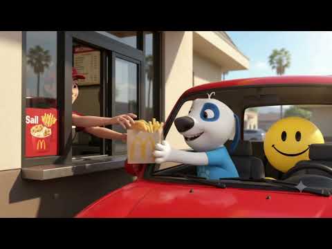 Hank and Verity order food (Gemini Omni Flash Video #73)
