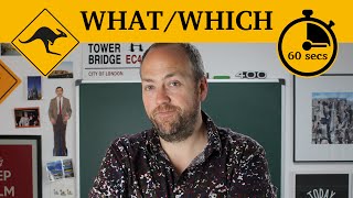 What or which?  | 60-second grammar | Canguro English