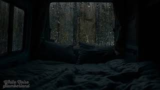 Rain Sounds Cover The Van - Tonight have a Deep Sleep In a Desolate Place - Rain on Car Roof ASMR