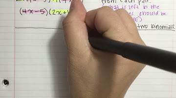 Factoring Trinomials using the Grouping Method (AC)