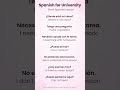 7 Spanish Phrases You Need at University 🎓  #learnspanish #spanishforbeginners #educationalshorts