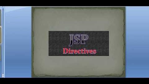 #22  JSP Directives || Servlet vs JSP Tutorial || Advanced JAVA || J2EE || HINDI