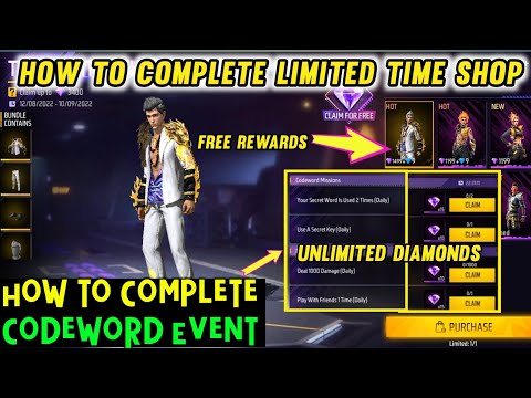 Video Time Limited Shop Event | Code Word Event Free Fire |... - youtube