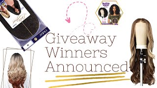 GIVEAWAY WINNERS ANNOUNCED 09/10 --/