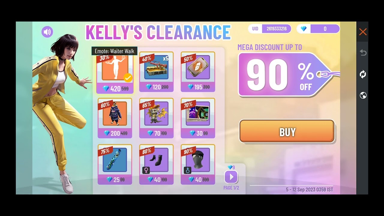 kELLY CLEARANCE EVENT.