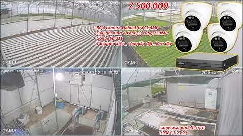 Giá Lắp Camera Dahua Trọn Bộ