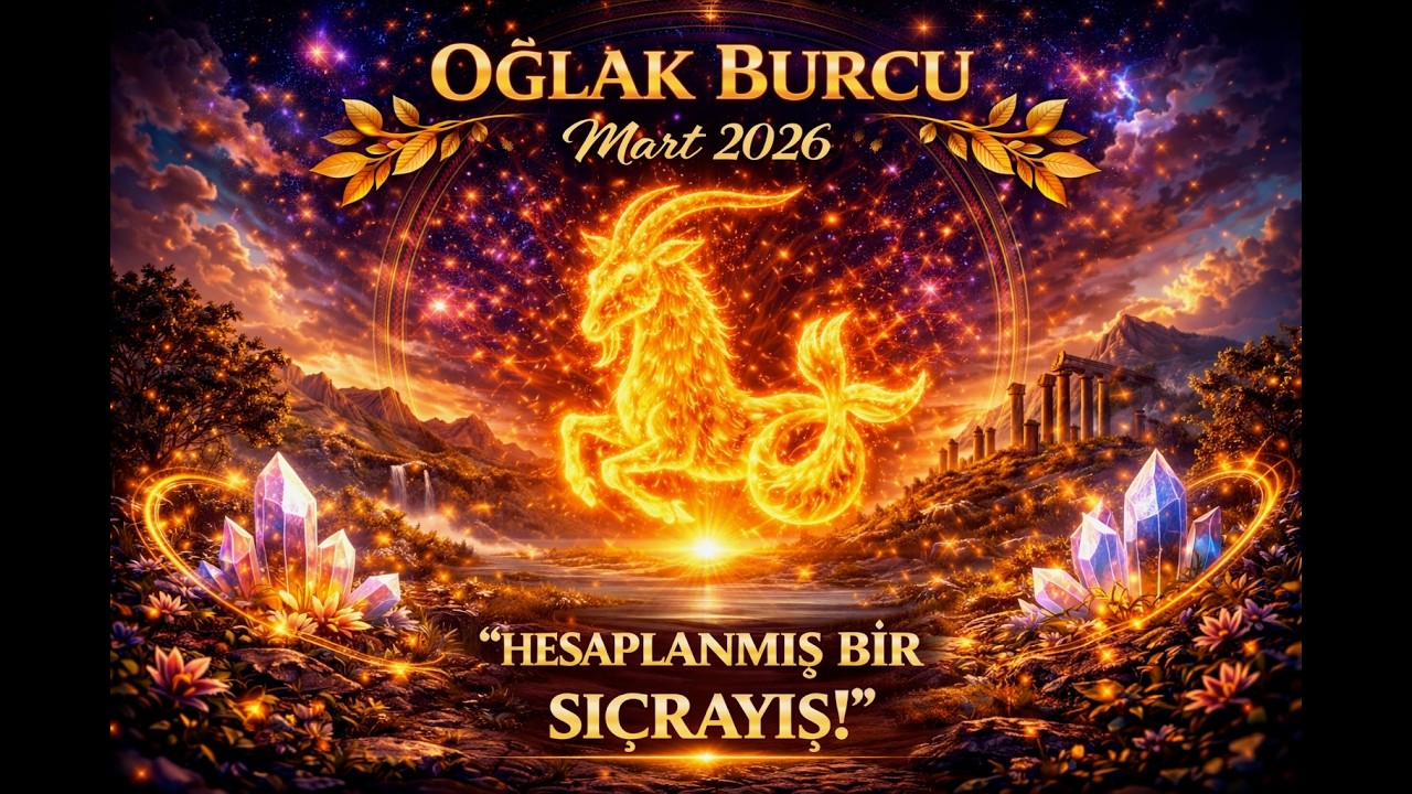 🔮 OĞLAK BURCU ♑ Mart 2026 “HESAPLANMIŞ BİR SIÇRAYIŞ!” 💫