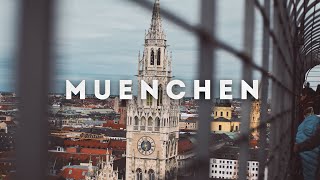 München, eine Großstadt mit Blick auf die Alpen - cinematic Video