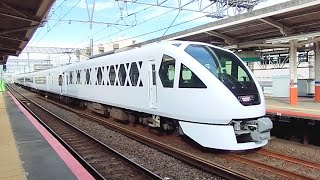 【SPACIA X】せんげん台駅を通過するN100系特急「スペーシアX」号