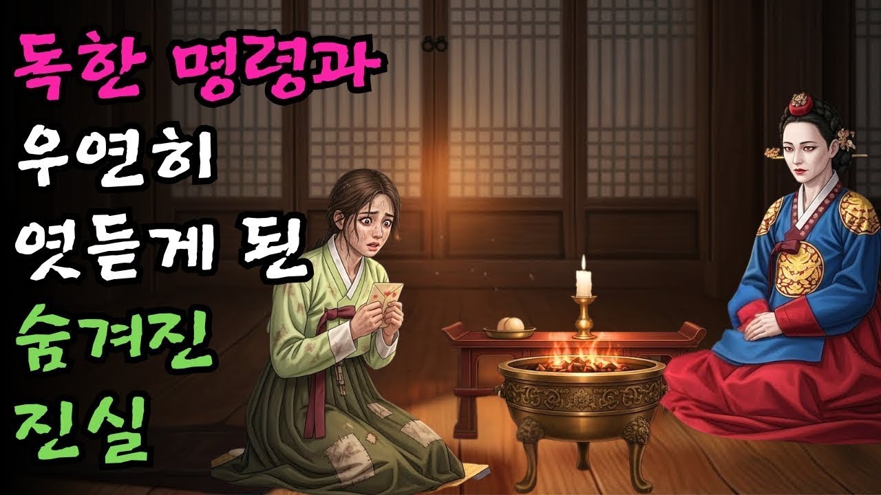 주인마님의 사주를 받고 첩의 탕약에 독을 넣으려던 여종이 문밖에서 엿들은 대화에 소스라치게 놀란 이유 | 야담·민담·전설·설화·옛날이야기·청춘야담