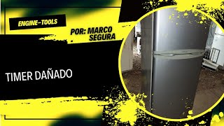 Refrigerador Mabe problemas de enfriamiento, falla de reloj timer vamos a cambiarlo. falla comun